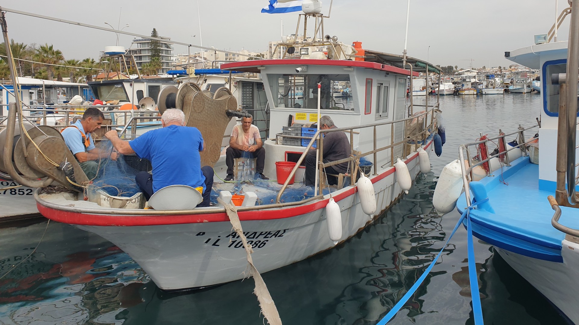 bluemove fishing shelter boat cyprus larnaca