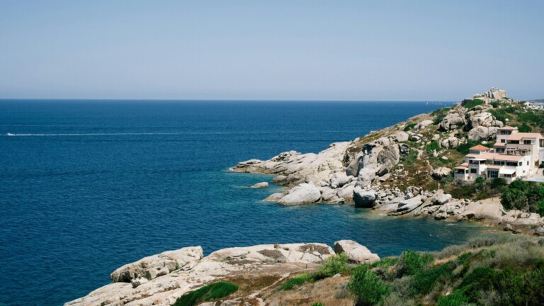 mediterranean coast sea houses